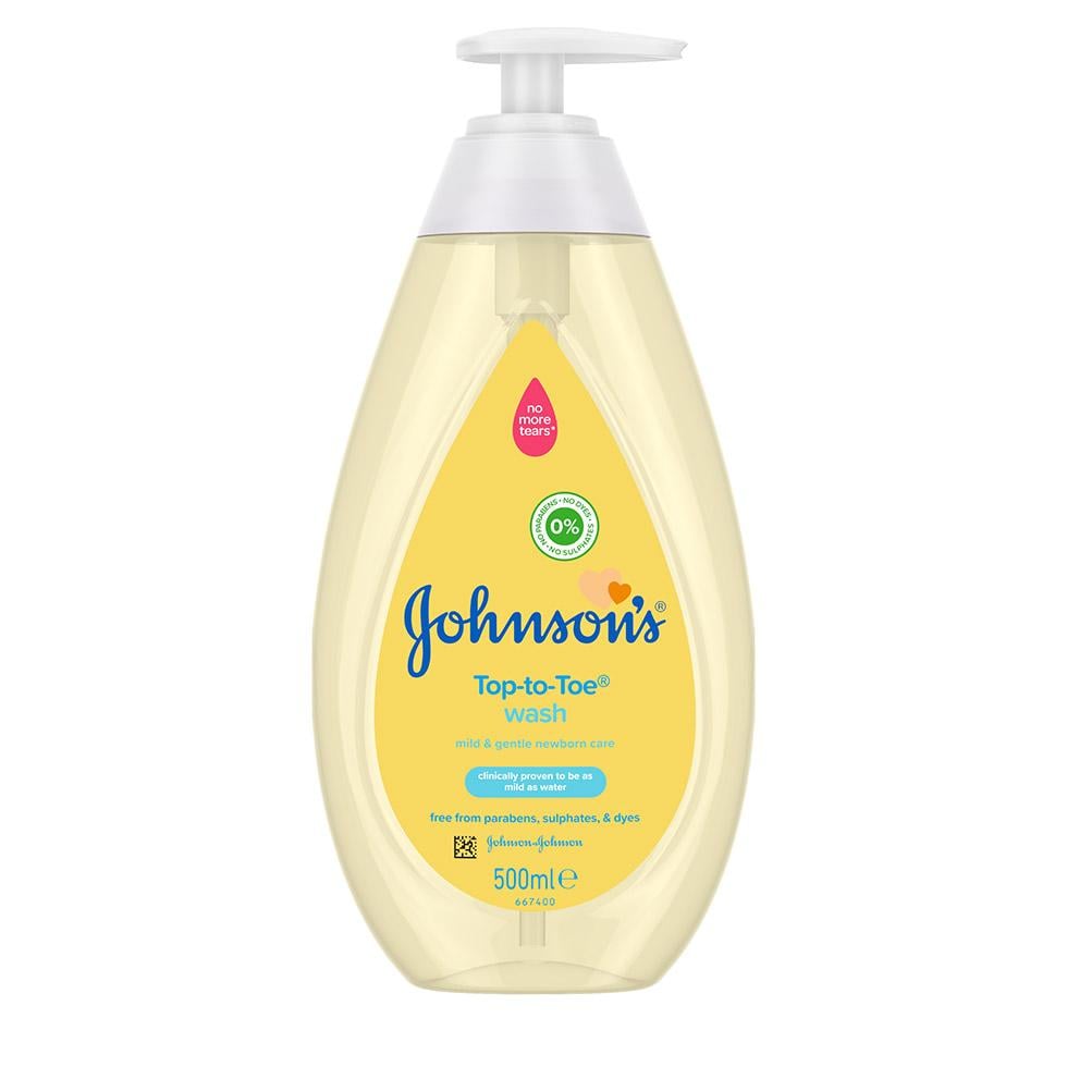 JOHNSON’S® Baby Top-to-Toe 2in1 шампоан за коса и тяло 